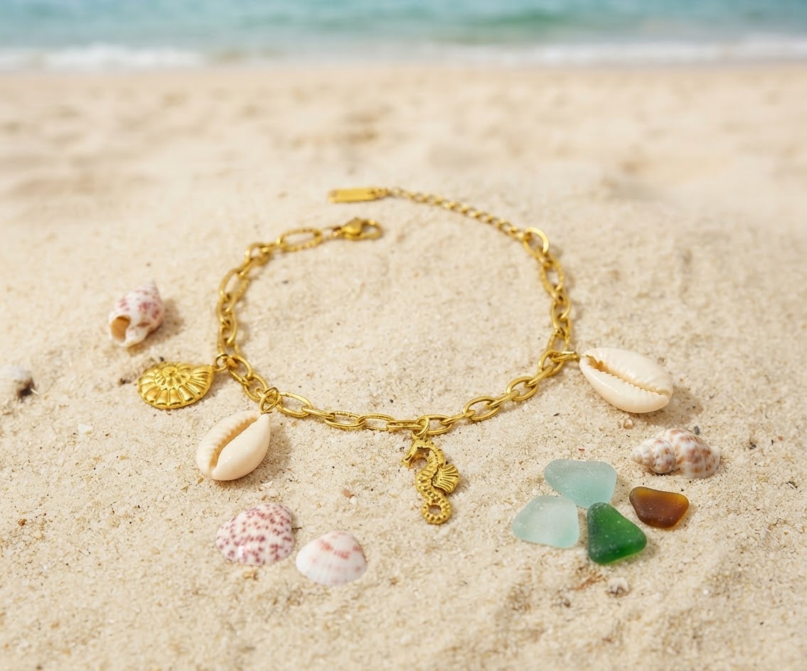 Seashells seahorse Bracelet