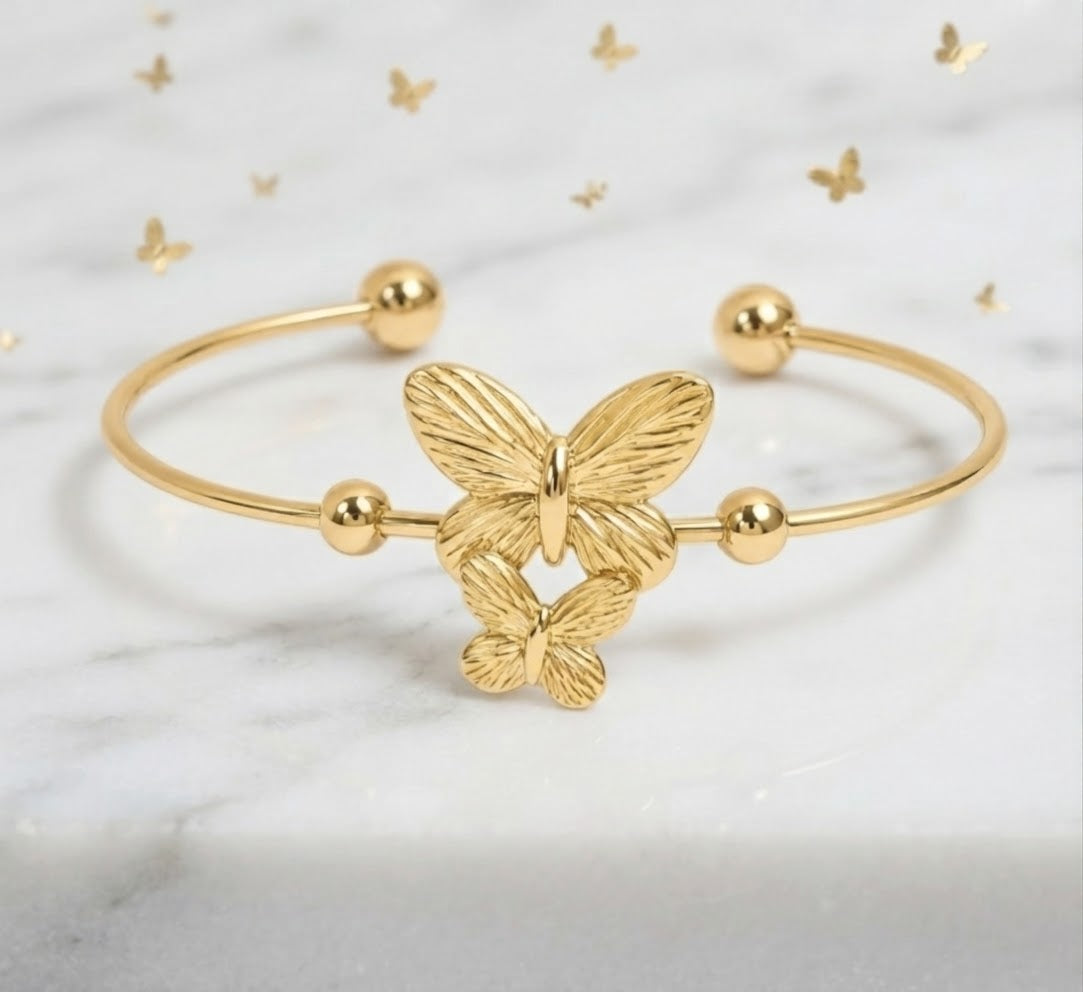 Golden Butterfly Bracelet