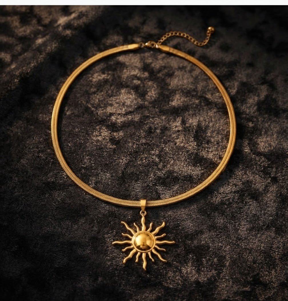 Golden Sun Necklace
